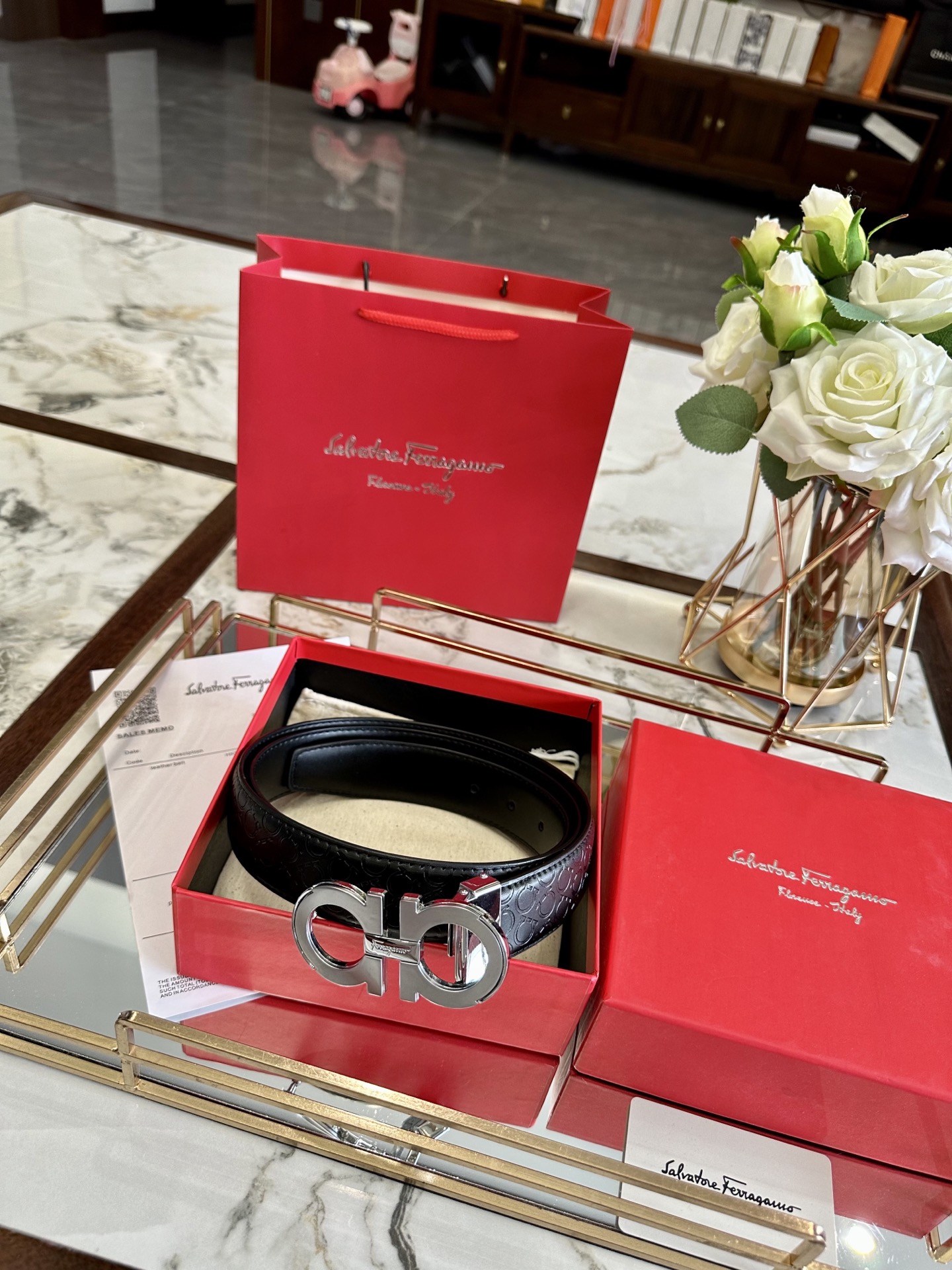 Ferragamo belt model 25